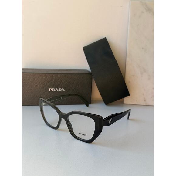 NEW Prada PR18WV Eyeglass Frames in Black - Picture 3 of 7